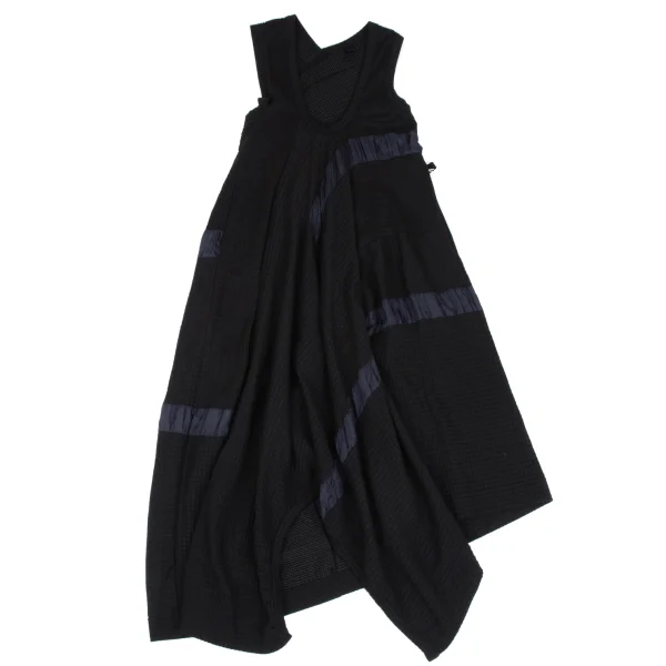 Y's Line Switching Check Weave Sleeveless Dress K-167883_002