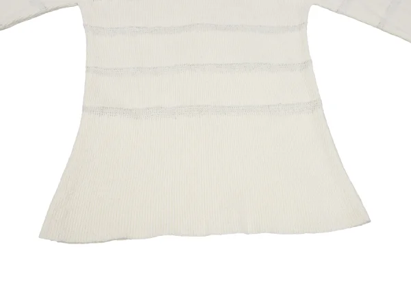 Unbranded Stripe Openwork Knitting Sweater K-167884_007