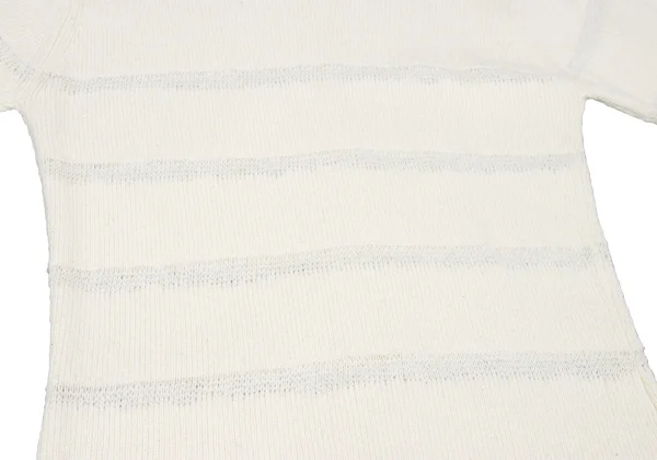 Unbranded Stripe Openwork Knitting Sweater K-167884_010