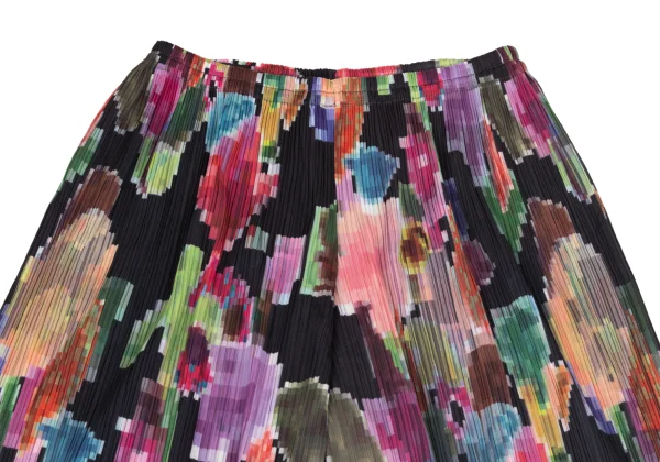 PLEATS PLEASE Multi Color Mosaic Printed Harem Pants K-167891_002