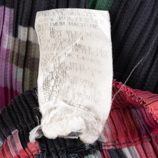 PLEATS PLEASE Multi Color Mosaic Printed Harem Pants K-167891_013