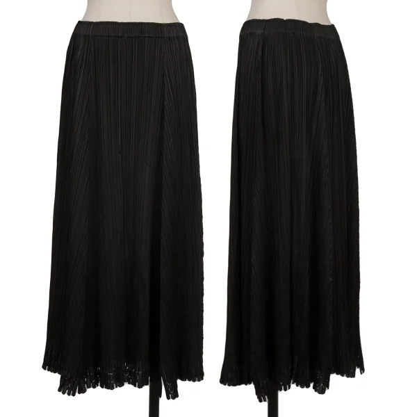 PLEATS PLEASE Number Printed Cutting Skirt Black 5 K-167894_001