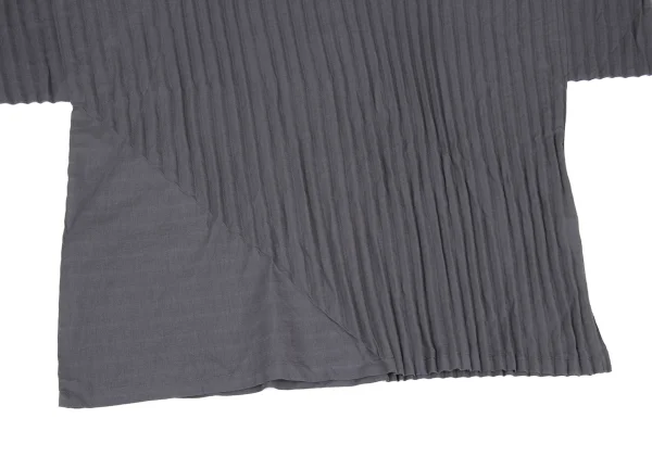 ISSEY MIYAKE me Blended Side Pleated Boat Neck T-shirt K-167899_006