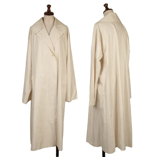 ISSEY MIYAKE HaaT Poly Long Coat Beige 3 K-167901_001
