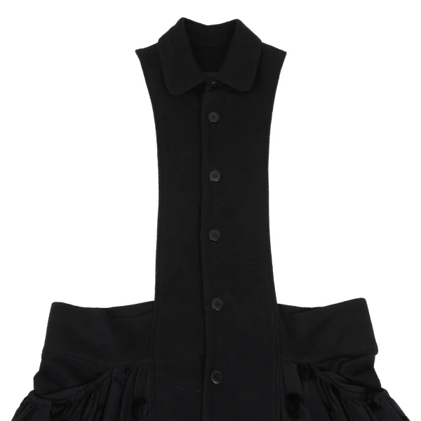 LIMI feu Wool Side Open Hem Dot Design Dress K-167902_003