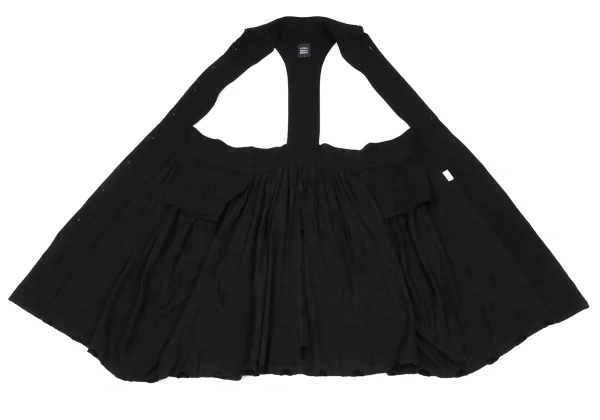 LIMI feu Wool Side Open Hem Dot Design Dress K-167902_009