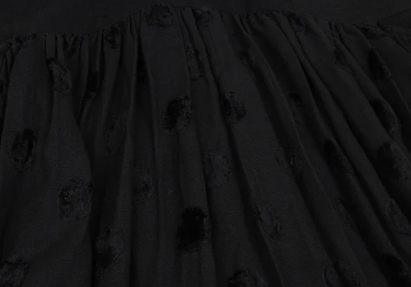 LIMI feu Wool Side Open Hem Dot Design Dress K-167902_012