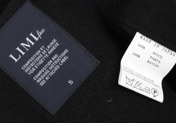 LIMI feu Wool Side Open Hem Dot Design Dress K-167902_014