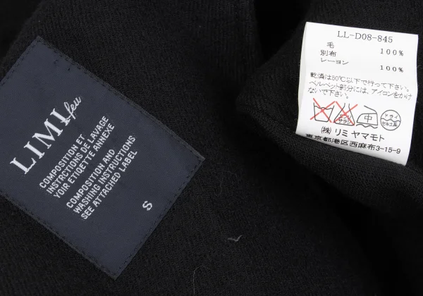 LIMI feu Wool Side Open Hem Dot Design Dress K-167902_015