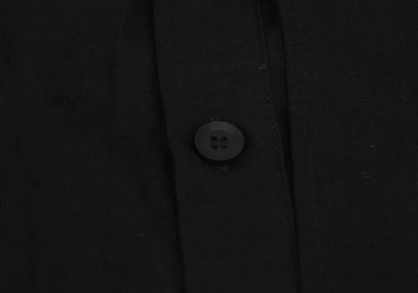 Yohji Yamamoto FEMME Cotton Back Open Asymmetrical Long Sleeve Shirt K-167903_005