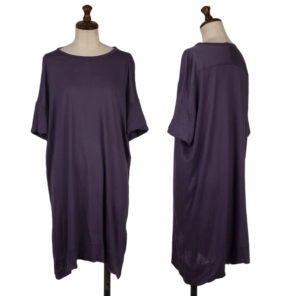 REGULATION yohji yamamoto Tencel T-shirt Purple 2 K-167904_001