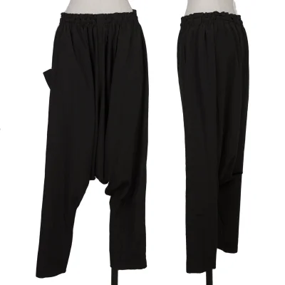 REGULATION yohji yamamoto Gathere Waist Dropped Crotch Pants