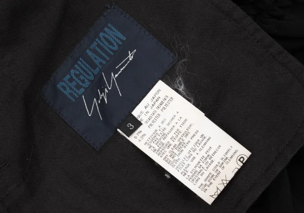 REGULATION yohji yamamoto Gathere Waist Dropped Crotch Pants K-167906_011