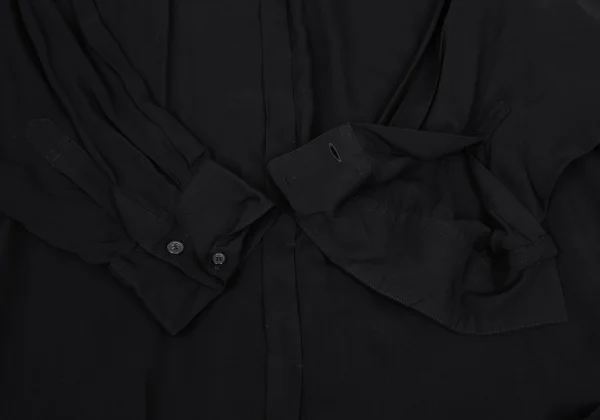Yohji Yamamoto la vie en noir Rayon Back Long Blouse K-167909_007