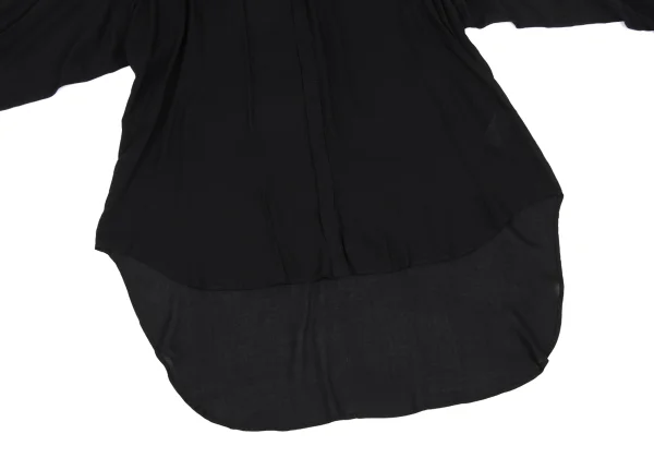 Yohji Yamamoto la vie en noir Rayon Back Long Blouse K-167909_008