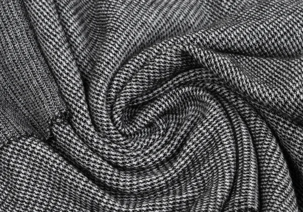 Yohji Yamamoto NOIR Cotton Puppy Tooth Back Gathered Tank Top K-167911_015