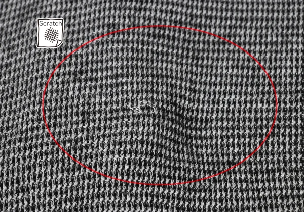 ヨウジヤマモト ノアールYohji Yamamoto NOIR コットンパピートゥースサルエルパンツ 黒オフ2 K-167912_006