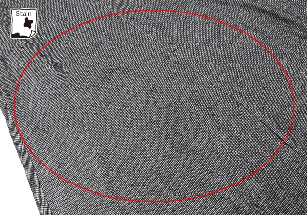 ヨウジヤマモト ノアールYohji Yamamoto NOIR コットンパピートゥースサルエルパンツ 黒オフ2 K-167912_012