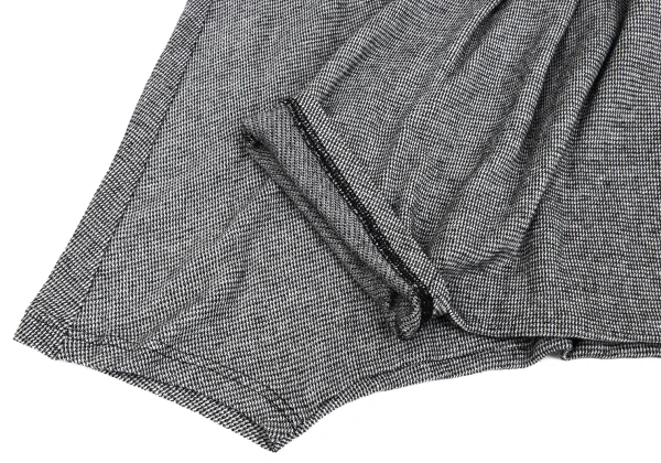 ヨウジヤマモト ノアールYohji Yamamoto NOIR コットンパピートゥースサルエルパンツ 黒オフ2 K-167912_014