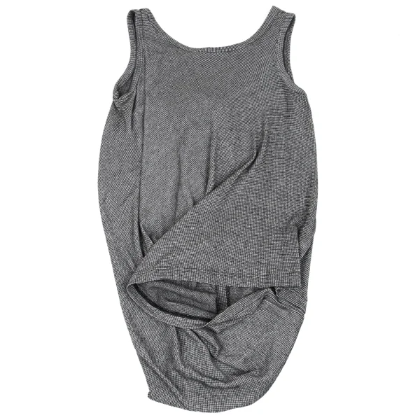 ヨウジヤマモト ノアールYohji Yamamoto NOIR コットンパピートゥースセットアップ 黒オフ2 K-167913_003