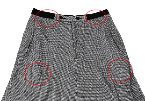 ヨウジヤマモト ノアールYohji Yamamoto NOIR コットンパピートゥースセットアップ 黒オフ2 K-167913_013