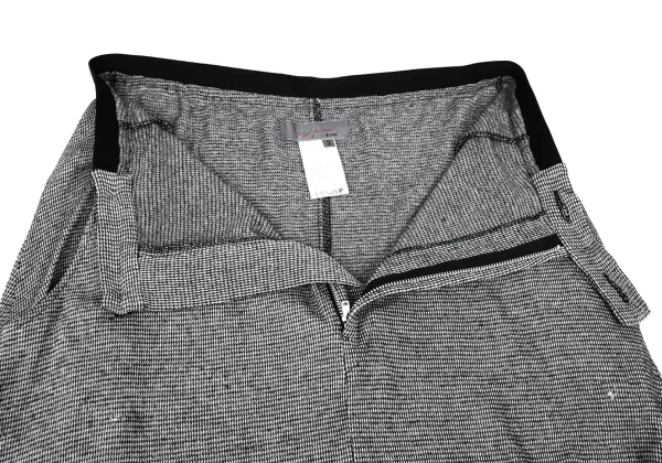 ヨウジヤマモト ノアールYohji Yamamoto NOIR コットンパピートゥースセットアップ 黒オフ2 K-167913_015