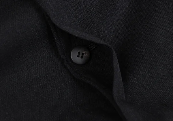 Yohji Yamamoto NOIR Wool Gabardine Drawing Print Stand Collar Poncho Coat K-167914_010