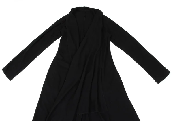 Yohji Yamamoto NOIR Wool side Button Wrap Design Long Top K-167916_003