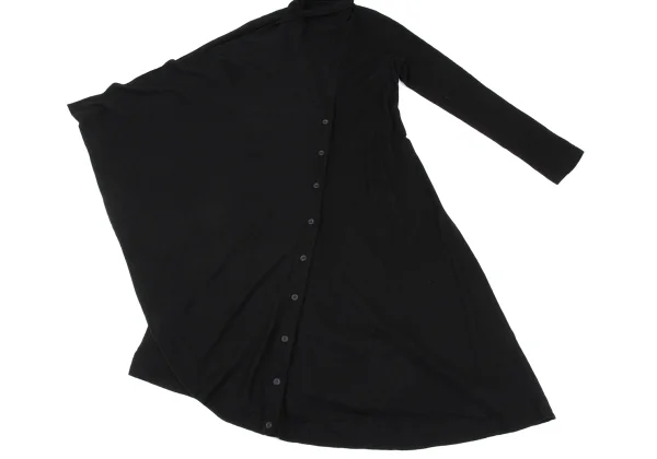 Yohji Yamamoto NOIR Wool side Button Wrap Design Long Top K-167916_009