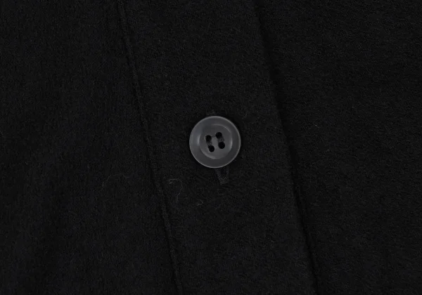 Yohji Yamamoto NOIR Wool side Button Wrap Design Long Top K-167916_010