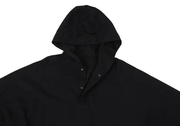 Yohji Yamamoto NOIR Wool Gabardine Hooded Tunic K-167918_006