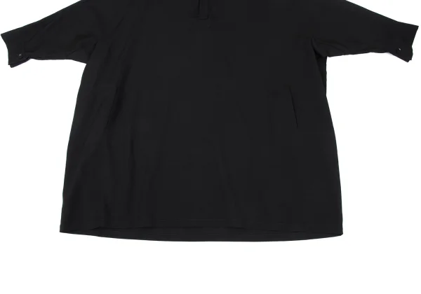 Yohji Yamamoto NOIR Wool Gabardine Hooded Tunic K-167918_009