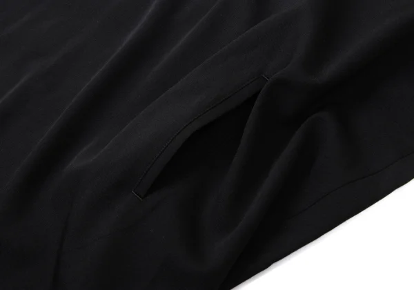 Yohji Yamamoto NOIR Wool Gabardine Hooded Tunic K-167918_010