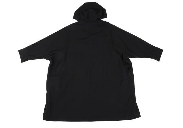 Yohji Yamamoto NOIR Wool Gabardine Hooded Tunic K-167918_012