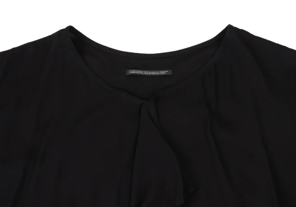 Yohji Yamamoto NOIR Pattern Switching Design Short Sleeve Dress K-167919_004