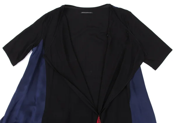 Yohji Yamamoto NOIR Pattern Switching Design Short Sleeve Dress K-167919_005