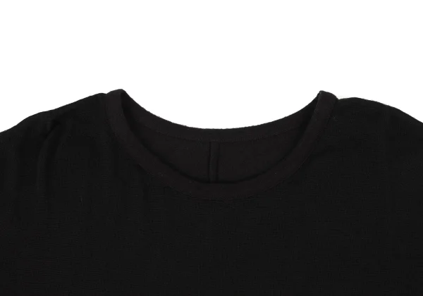 Yohji Yamamoto NOIR Wool Blend Front Drawing Print Top K-167922_003