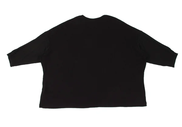 Yohji Yamamoto NOIR Wool Blend Front Drawing Print Top K-167922_009