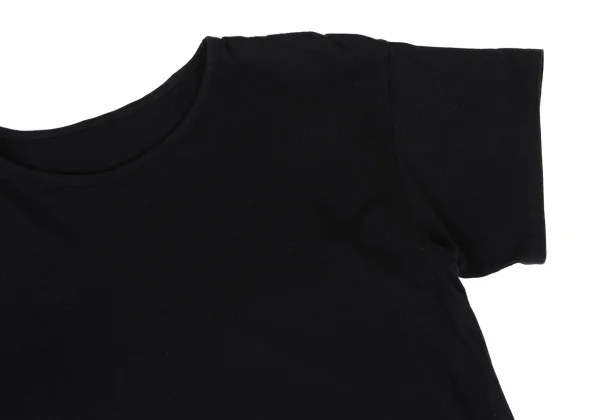 Yohji Yamamoto NOIR Cotton Side Button Asymmetry Design T-shirt K-167923_004