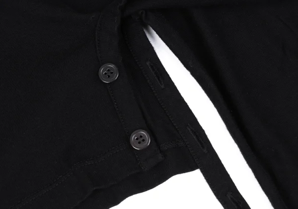 Yohji Yamamoto NOIR Cotton Button Design Hem Top K-167924_008