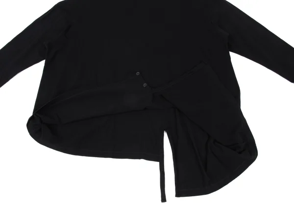 Yohji Yamamoto NOIR Cotton Button Design Hem Top K-167924_009