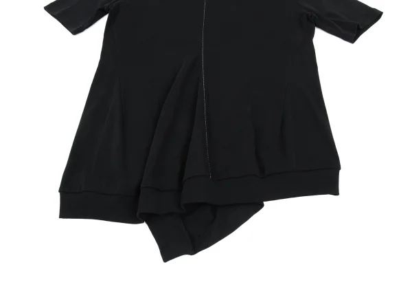 Yohji Yamamoto NOIR Curve Switching Stitch T Shirt K-167925_008