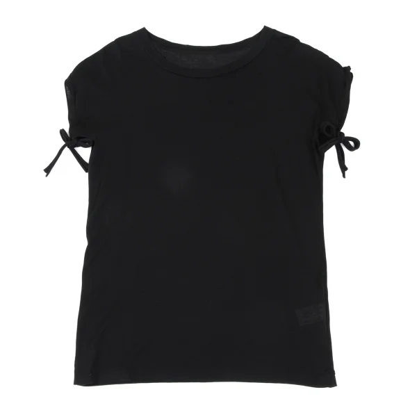Yohji Yamamoto NOIR Cotton String Sleeves T Shirt K-167927_002