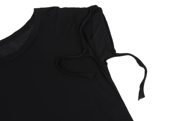 Yohji Yamamoto NOIR Cotton String Sleeves T Shirt K-167927_006