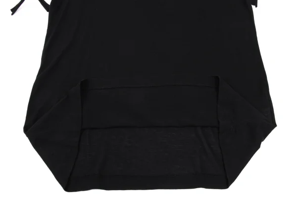Yohji Yamamoto NOIR Cotton String Sleeves T Shirt K-167927_008