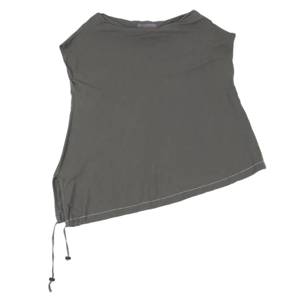 Yohji Yamamoto NOIR Drape Neck Strings Top K-167928_002