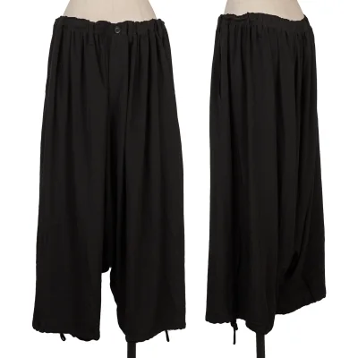 Yohji Yamamoto NOIR Silk Sheer Wide Pants
