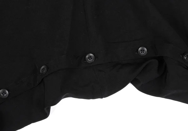 Yohji Yamamoto NOIR Hem Button Design Dropped Crotch Pants K-167932_008