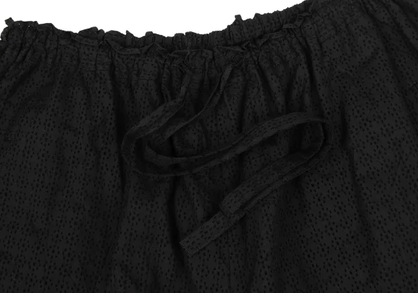 Yohji Yamamoto NOIR Cotton Punching Design Wide Pants K-167933_003