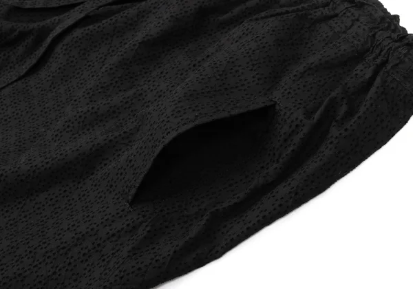 Yohji Yamamoto NOIR Cotton Punching Design Wide Pants K-167933_004
